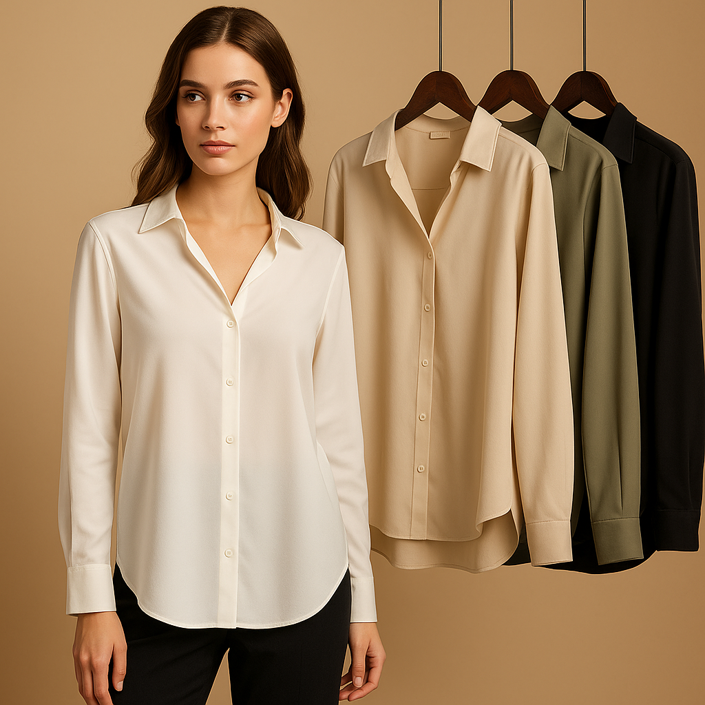 Satin elegant blouse for women | Isla