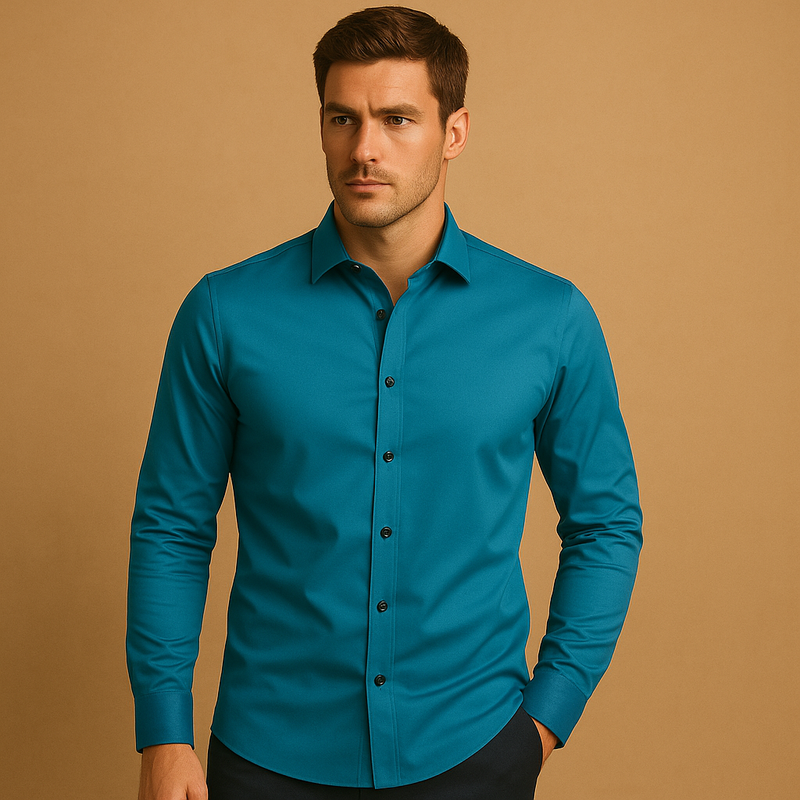 Slim fit button-down shirt for men | Lucas