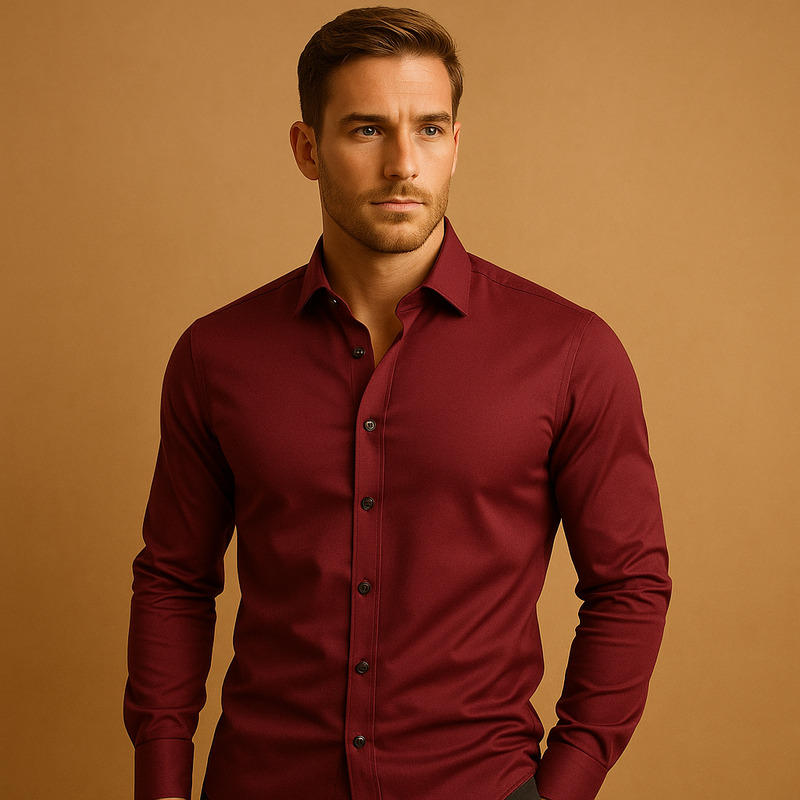 Slim fit button-down shirt for men | Lucas