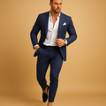 Slim fit suit with blazer and trousers for men | Lucas