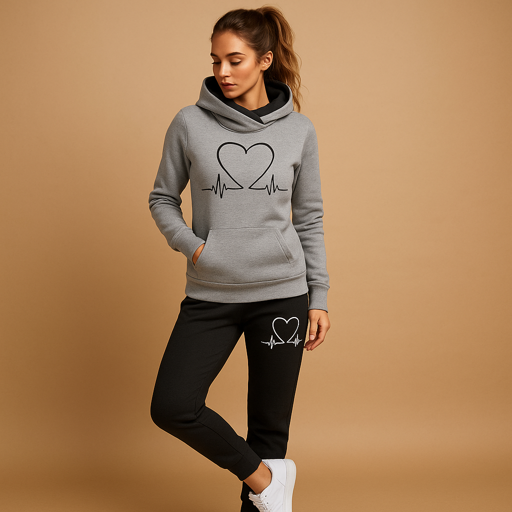 Stylish jacket and jogger pants streetwear set for women | Riley