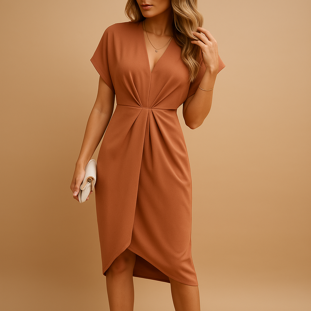 Timeless midi wrap dress for women | Daphne