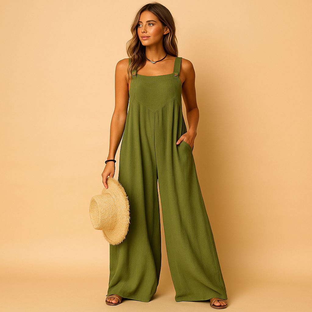 Wide-leg summer jumpsuit for women | Harper