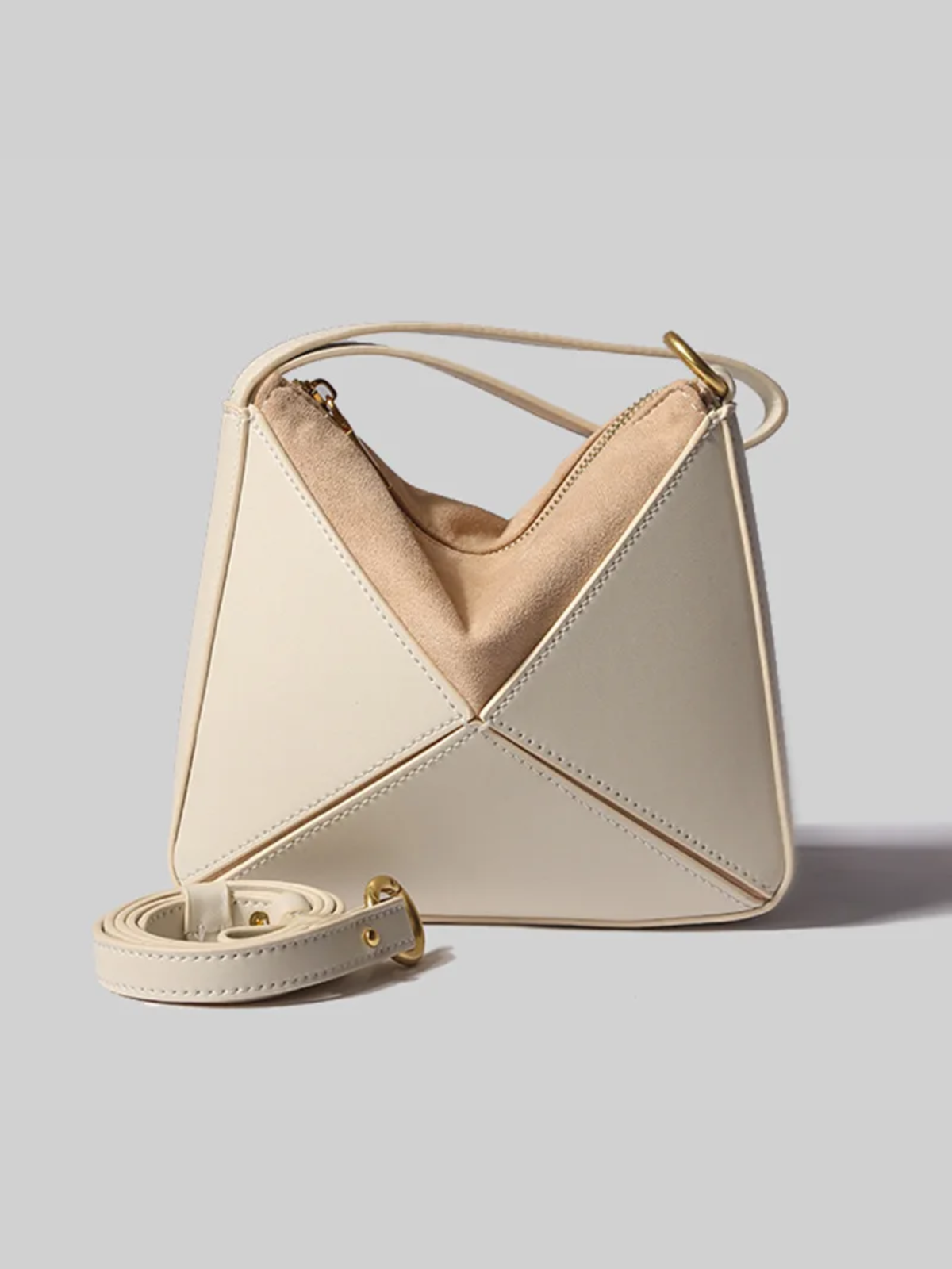 Women’s Prism Fold Handbag – Multi-Way Lightweight Geometric Bag