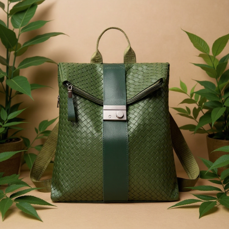 Women’s Woven Backpack – Durable Everyday Travel Rucksack