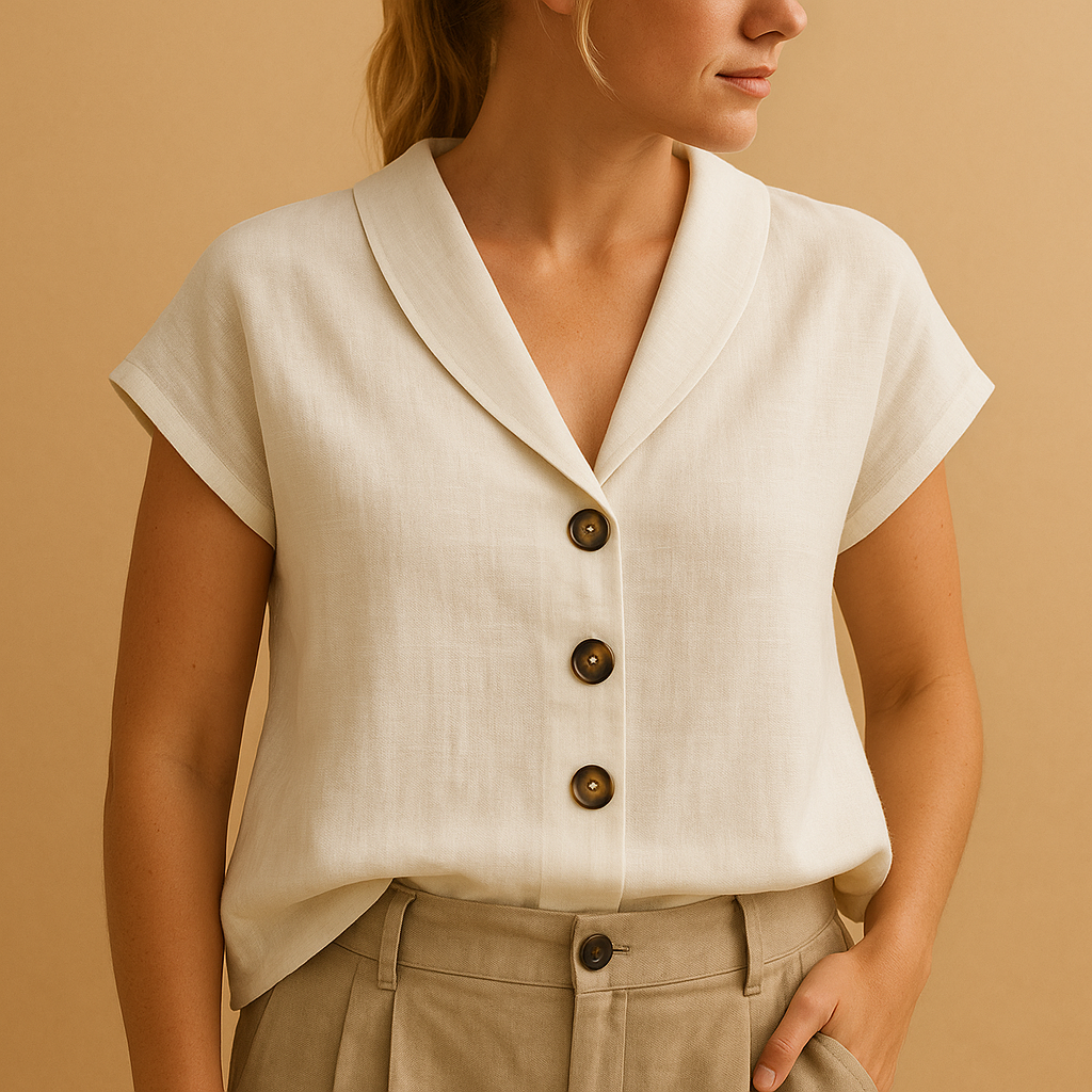 Lightweight summer blouse for women | Hazel
